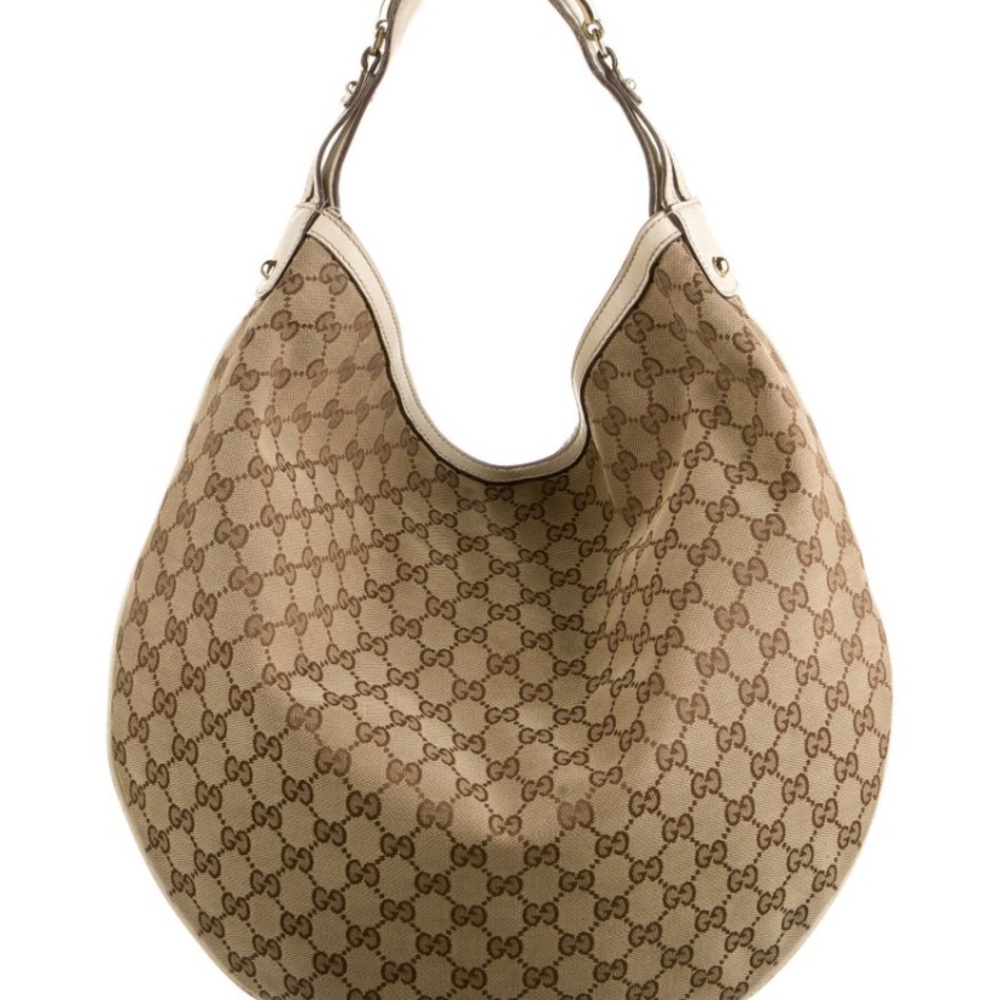 GUCCI
Monogram Large Wave Hobo white